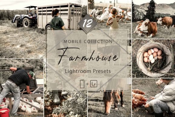Download 12 Mobile Lightroom Presets, Farmhouse - Mobile Collection