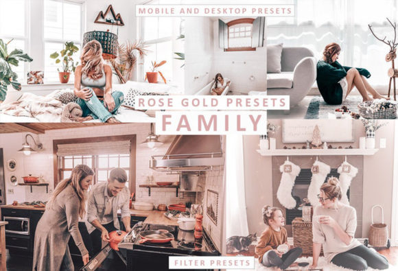 Download Rose Gold Mobile and Desktop Presets - Mobile Collection