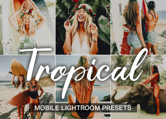 Download 5 Mobile Lightroom Presets TROPICAL - Mobile Collection